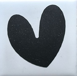 Hart zwart-wit